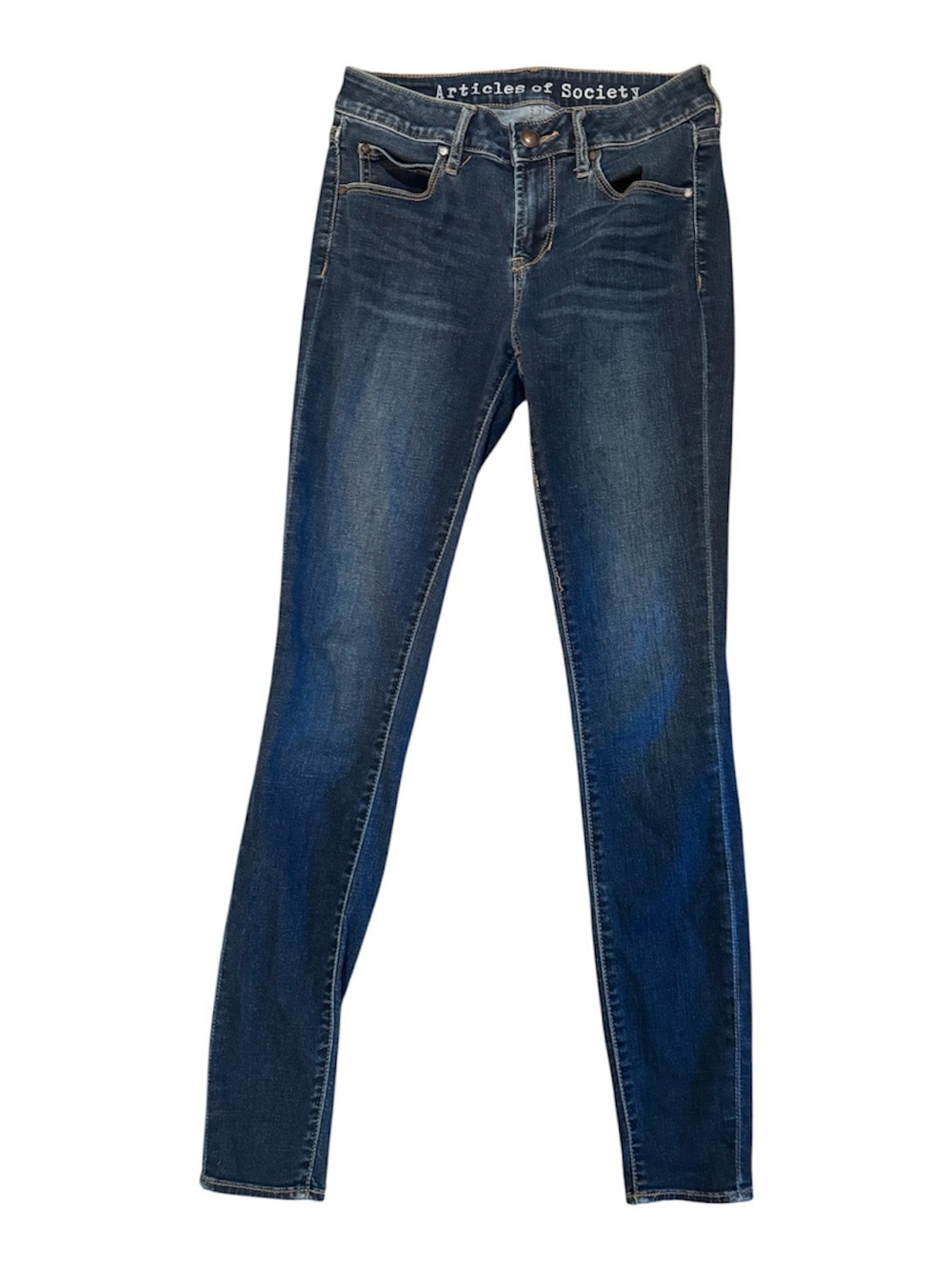 💙Articles of Society Women’s Low Rise Chic Dark Wash Minimalist Denim Jeans | 25